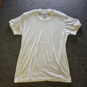 Vintage Towncraft 80s T Shirt Mens L Paper Thin Burnout 50/50 Single Stitch USA